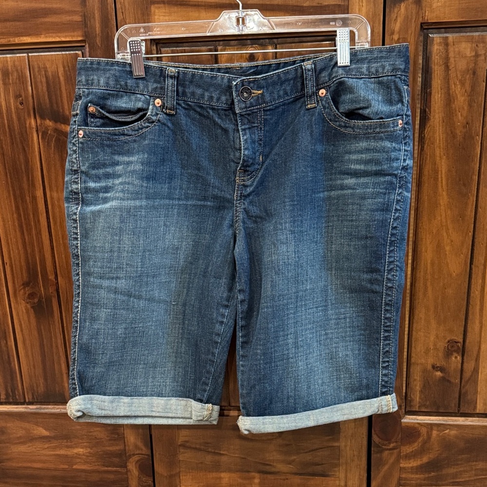 Calvin Klein Blue Denim Women's Shorts